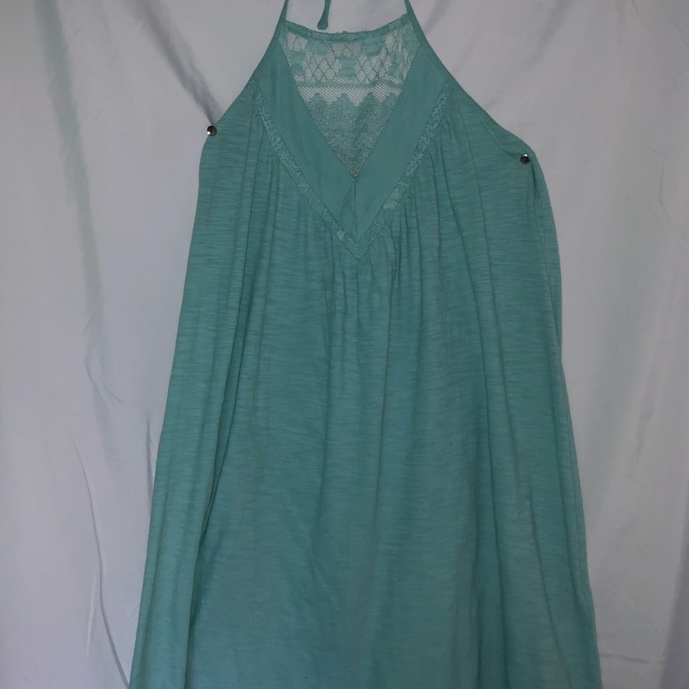 Brand new backless teal ROXY dress size women’s xs